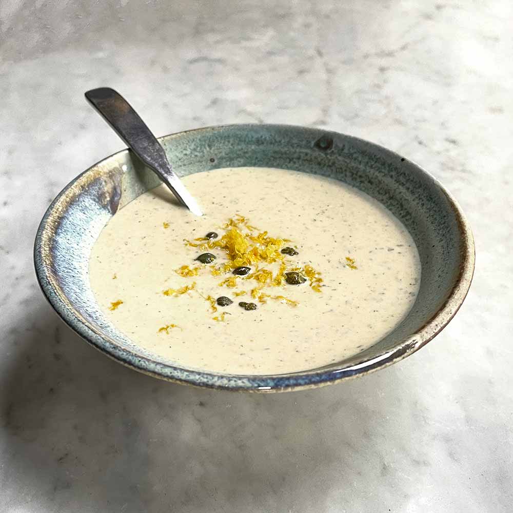 Universal Sauce Zesty Lemon Caper Mayo with a Kick Purely Seasoning